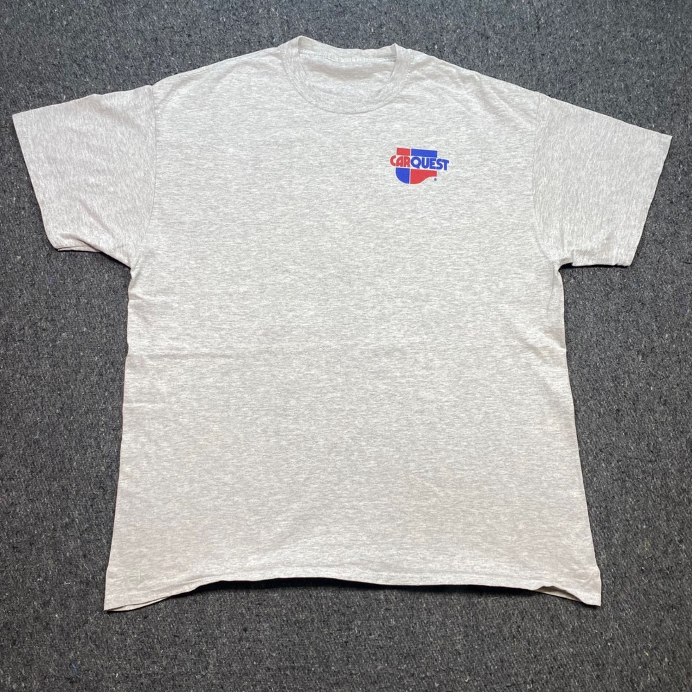Carquest TShirt Sz XL Mens Gray Americana Hot Rod Patriotic PPG Graphic Tee